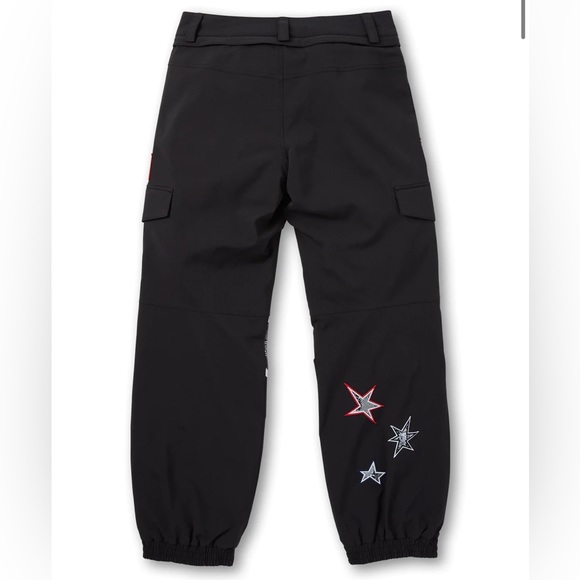 WOMENS SNOWBOARDING USA HOTLAPPER PANT - BLACK WHITE - Picture 5 of 5